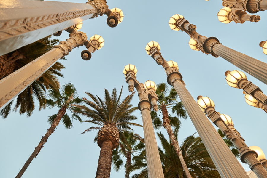 "Urban Lights" at the Los Angeles County Museum of Art, LACMA California
