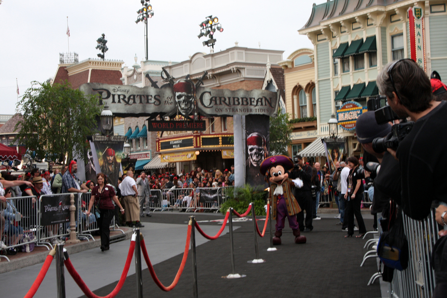 Disneyland for christmas in california in december 
